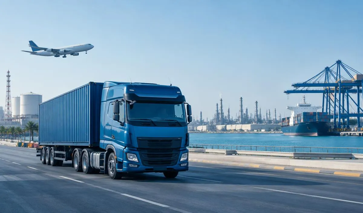 Integrated road, air and port freight operations